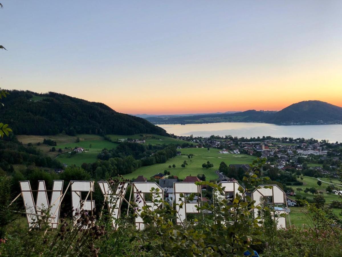 Ferienwohnungen Jodlbauerhof Weyregg Bagian luar foto
